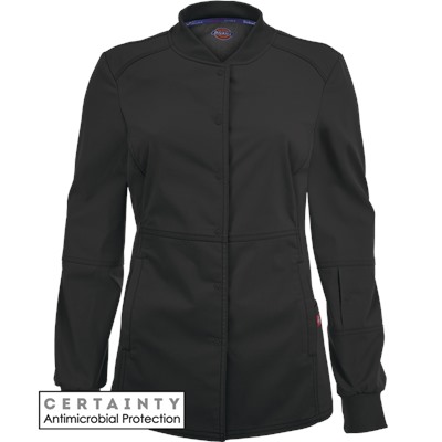 Dickies EDS Signature Scrubs STRETCH Classic Fit Snap Front Warm-Up Jacket