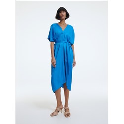 Midikleid aus Viskose