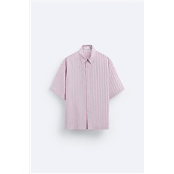 CAMISA RAYAS ESTAMPADO CONTRASTE