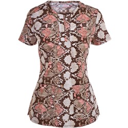 koi Stretch Scrubs Anaconda Print Top
