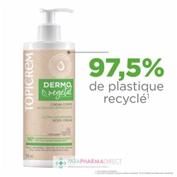 Topicrem DERMOVegetal Crème Corps Ultra-Nourissante 390 ml