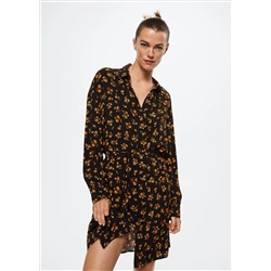 Vestido camisero estampado