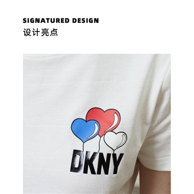 DKN*Y/женская хлопковая футболка Из официального магазина DKN*Y Оригинал