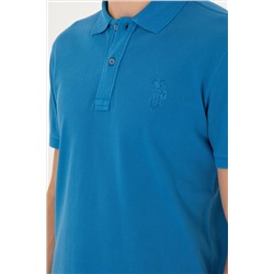 Erkek Saks Basic Tişört