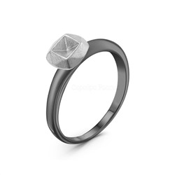 Колье из родированного серебра 925 пробы P08899бр
