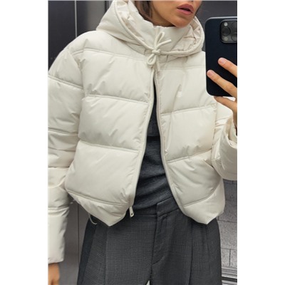WATER AND WIND PROTECTION SHORT PUFFER ANORAK