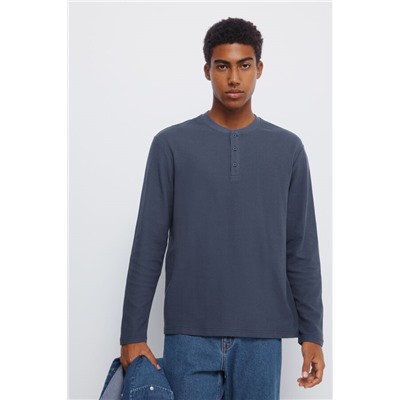 Camiseta manga laga cuello panadero