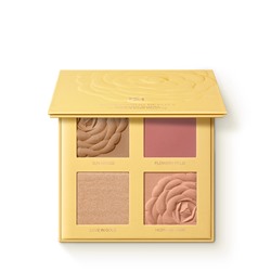 blossoming beauty romantic shades of face & eyes palette