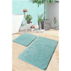 Chilai Home Havaı Turkuaz 2 Lı Set Banyo Halısı Paspas Seti 8682125924625