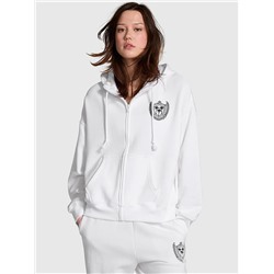 PINK IVY FLEECE FULL-ZIP HOODIE