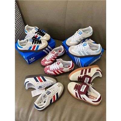 Детские кеды  Adida*s SAMBA   Много разных расцветок  Натуральная кожа