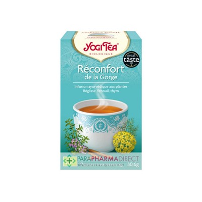 Yogi Tea Infusion Réconfort de la Gorge 17 sachets