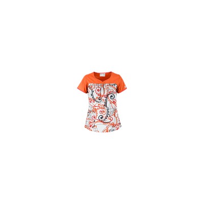 UA Cartwheels White Print Scrub Top
