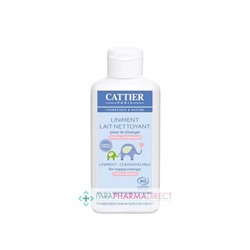 Cattier Bébé Liniment Lait Nettoyant Hypoallergénique Pour le Change BIO 200ml
