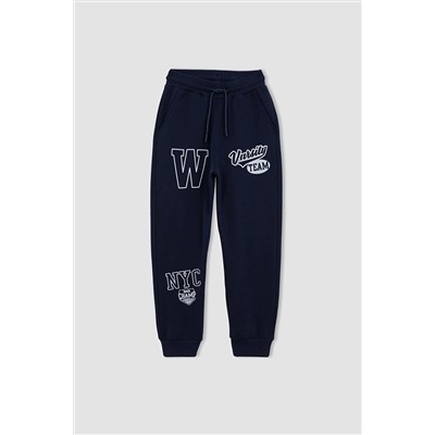Defacto Erkek Çocuk Baskılı Kalın Sweatshirt Kumaşı Eşofman Altı A4466A823AU