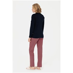 Kadın Lacivert Pijama Takımı