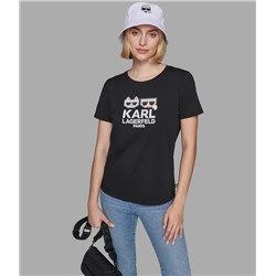 KARL AND CHOUPETTE EMOJI TEE