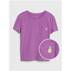 Kids Print Pocket T-Shirt