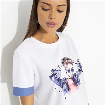 Футболка свободного кроя, Только комплименты (girl)