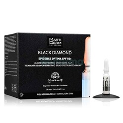 Martiderm Black Diamond Epigence Optima SPF50+ 30 Ampollas