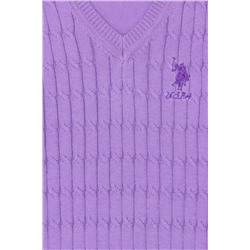Kız Çocuk Lila Basic Kazak