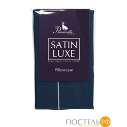 113310110-сгL15 Наволочка Satin Luxe 52х74 темно-синий