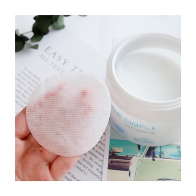 The Simple Cica Toner Pad, Успокаивающие тонер-пэды с экстрактом центеллы