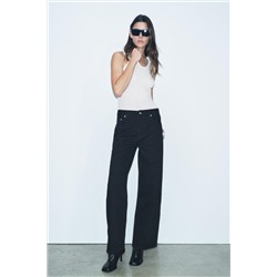 ZW COLLECTION LOOSE FIT MID-RISE JEANS