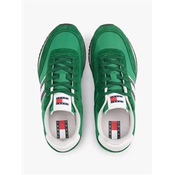 Mixed-Texture Runner Sneaker