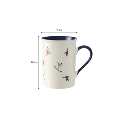Reve Emilo Kupa - Beyaz/Mavi - 280 ml