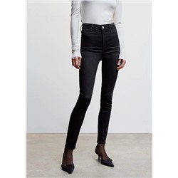 Jeggings algodón tiro alto -  Mujer | MANGO OUTLET España