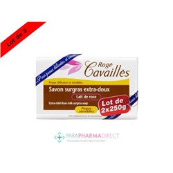 Rogé Cavaillès Savon Extra-Doux - Lait de Rose - LOT de 2x250 gLot  × 2