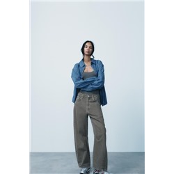 TRF MID-RISE BAGGY BALLOON JEANS