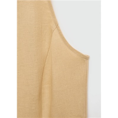 Vestido camisero lino