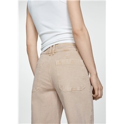 Jeans Catherin culotte tiro alto