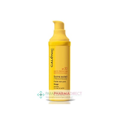 Galénic Soins Soleil Fluide Non Gras Visage SPF30 40ml