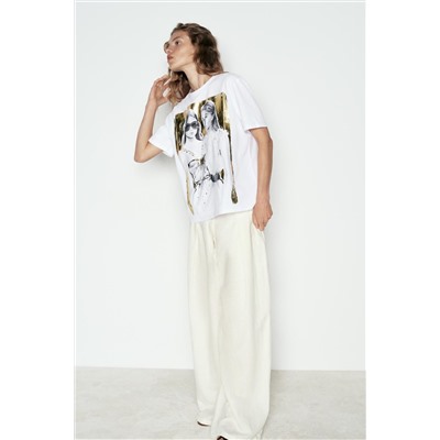 METALLIC T-SHIRT