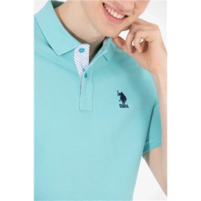 Erkek Mint Basic Polo Yaka Tişört