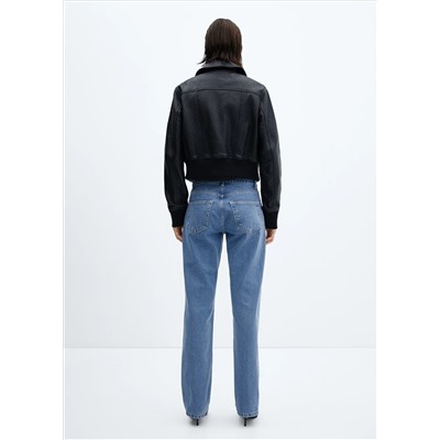 Jeans rectos tiro medio