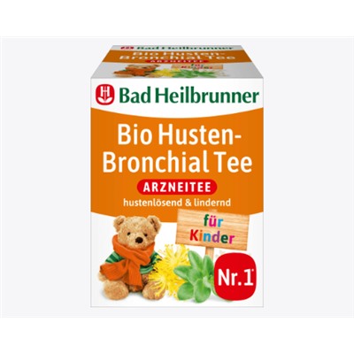 Kindertee, Husten-Bronchial Tee (8 Beutel), 12 g