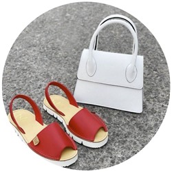 AB.Zapatos · 3202 rojo+AB.Z PELLE JOLI (390) blanco