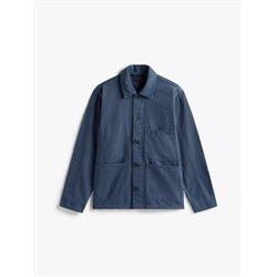 Garment-Dyed Denim Chore Jacket