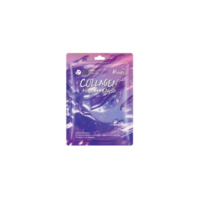 Коллагеновая увлажняющая 3D-маска для лица Moods 38 мл / Moods Collagen Moist And Elastic 3D Facial Mask 38 ml