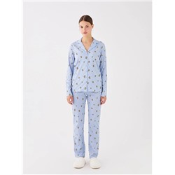 LC Waikiki Gömlek Yaka Desenli Uzun Kollu Kadın Pijama Takımı, LCW DREAM                                            
                                            Gömlek Yaka Desenli Uzun Kollu Kadın Pijama Takımı