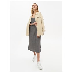 Платье на бретелях MINUS из экологичного льна и поливискозы