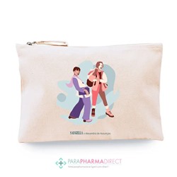 Saugella Cotton Touch Lot de 2x12 Serviettes Extra-Fines avec Ailettes Nuit + 1 Pochette OFFERTE