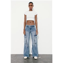 TRF CARGO MID-RISE JEANS