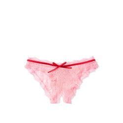 DREAM ANGELS Crotchless Lace Cheekini Panty