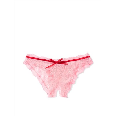 DREAM ANGELS Crotchless Lace Cheekini Panty