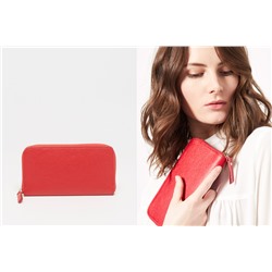 Cartera de piel Pely Rojo cereza